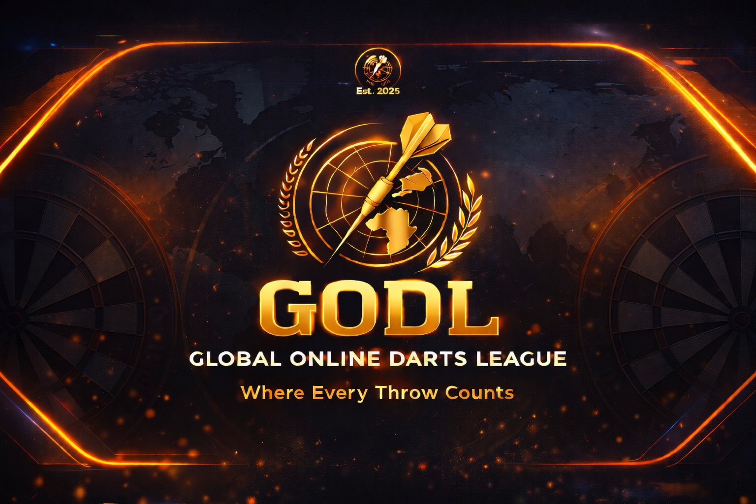 GODL Global Online Darts League banner